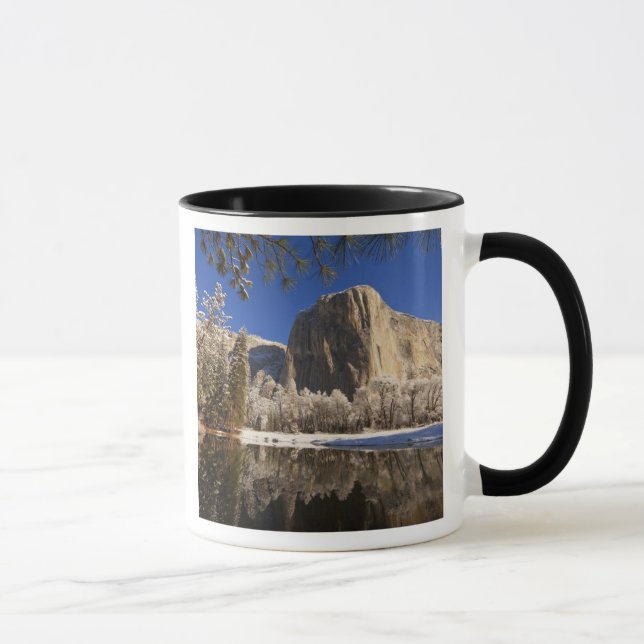 El Capitan reflects into the Merced River in Mug (Right)