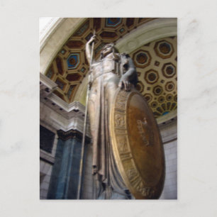 el capitolio statue postcard