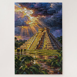 El Castillo Before the Storm Jigsaw Puzzle