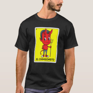 El Chingonsito Kids Mexican Lottery Bingo Card Ga T-Shirt