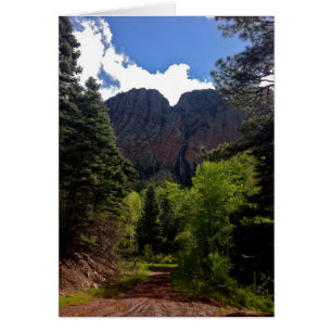 El Chorro Waterfall in the Brazos. New Mexico
