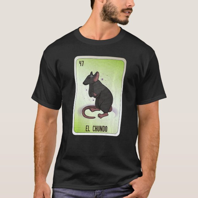 El Chundo Mexican Slang Lottery Bingo Cards   T-Shirt (Front)