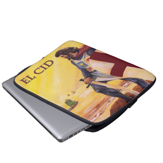 El Cid V2 design laptop sleeve (Front Bottom)