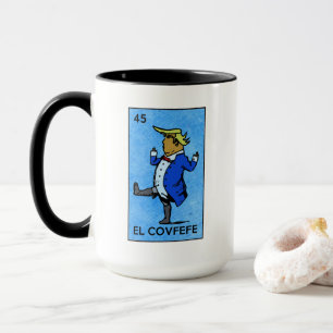 El Covfefe Act Trump Vintage Mexican Bingo Mug