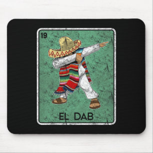 El Dab Card Funny Cinco De Mayo Mexican Party Mouse Pad