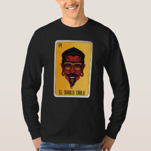 El Diablo Chulo Mexican Slang Lottery Bingo Cards  T-Shirt