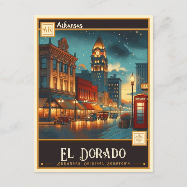 El Dorado, Arkansas | Vintage Postcard (Front)