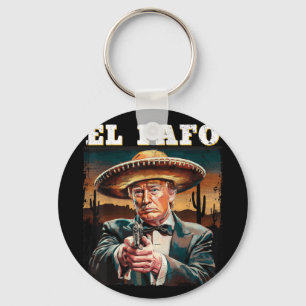 El Fafo Mexican Sombrero Trump Fafo Design Key Ring