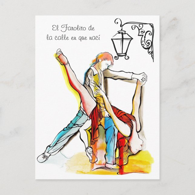 El Farolito Tango Postcard (Front)