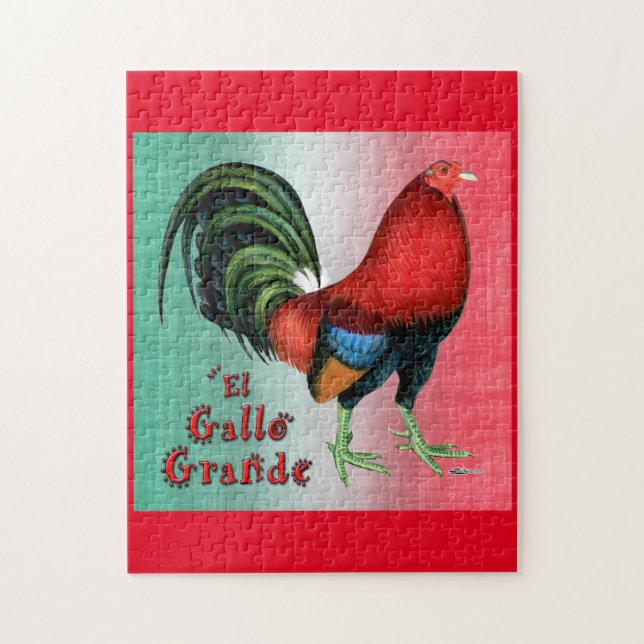 El Gallo Grande Jigsaw Puzzle (Vertical)