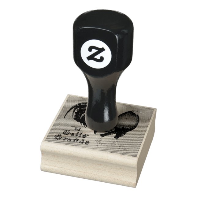 El Gallo Grande Rubber Stamp (Stamp)