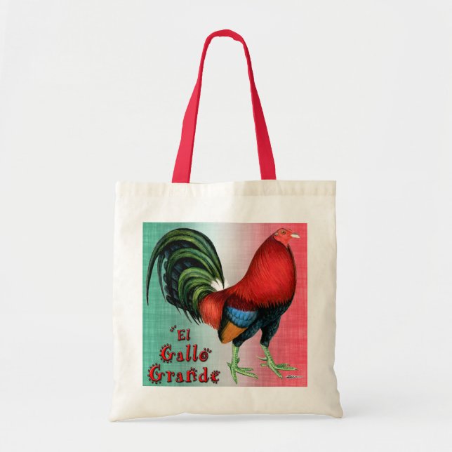 El Gallo Grande Tote Bag (Front)