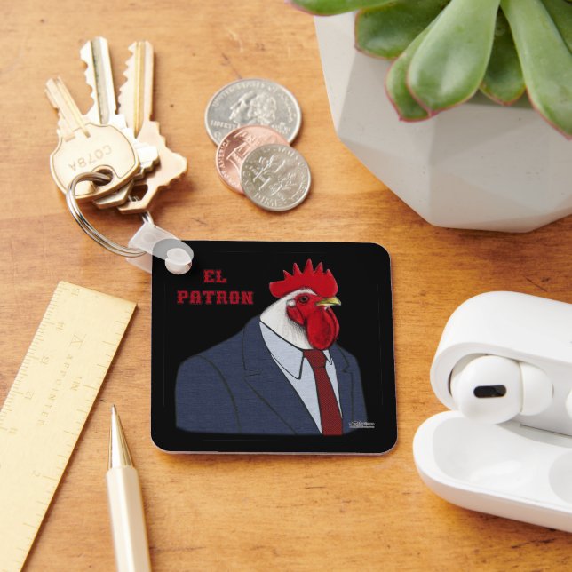 El Gallo Patron Key Ring (Desk)