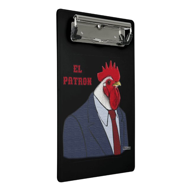 El Gallo Patron Mini Clipboard (Angled)