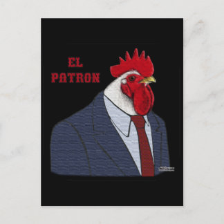 El Gallo Patron Postcard