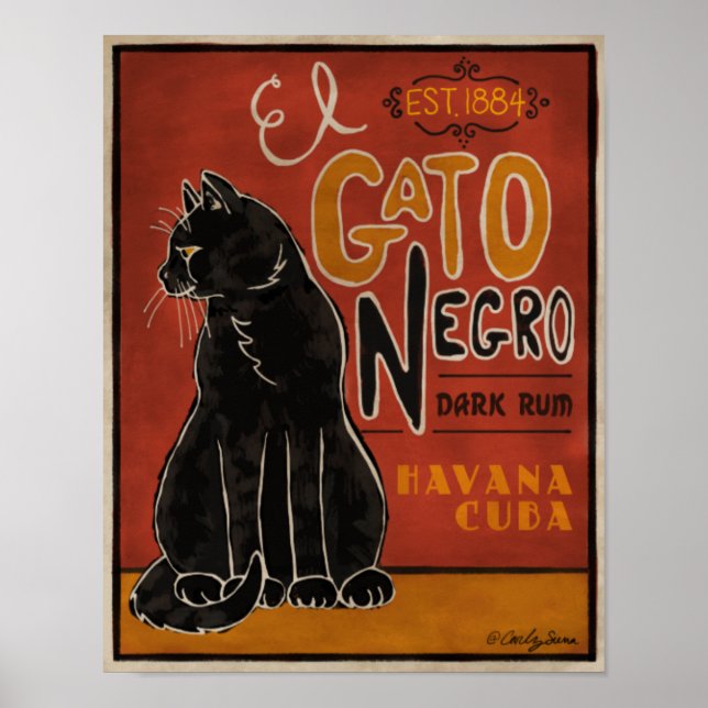El Gato Negro Poster (Front)