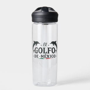 El Golfo De Mexico American Gulf of mexico  Water Bottle