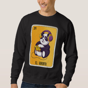 El Gordito Mexican Slang Lottery Bingo Cards Sweatshirt