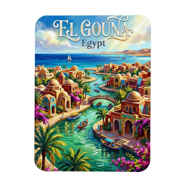 El Gouna Egypt Magnet (Vertical)