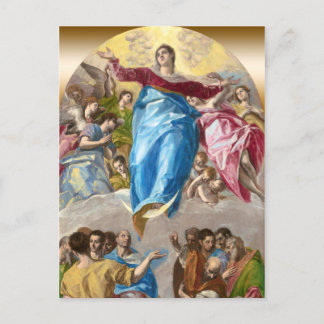 El Greco Assumption of the Virgin Altar Postcard