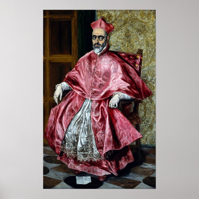 El Greco Cardinal Fernando Niño de Guevara Poster (Front)