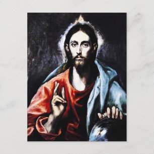 El Greco Christ Blessing Invitations