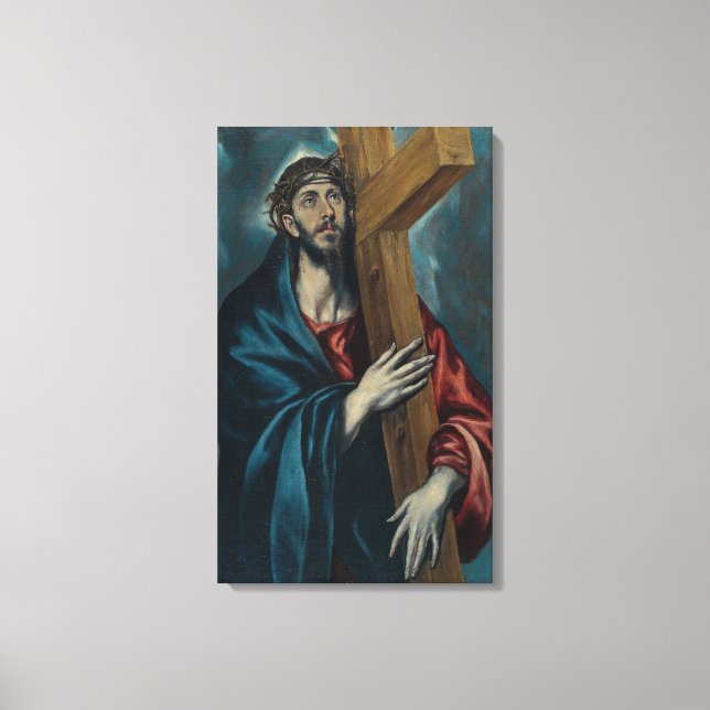 El Greco - Christ Carrying the Cross Canvas Print (Front)