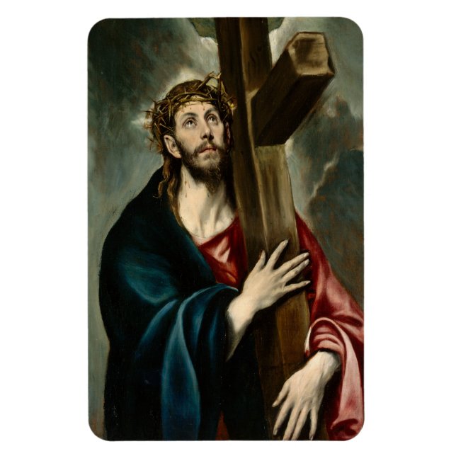 El Greco - Christ Carrying The Cross Magnet (Vertical)