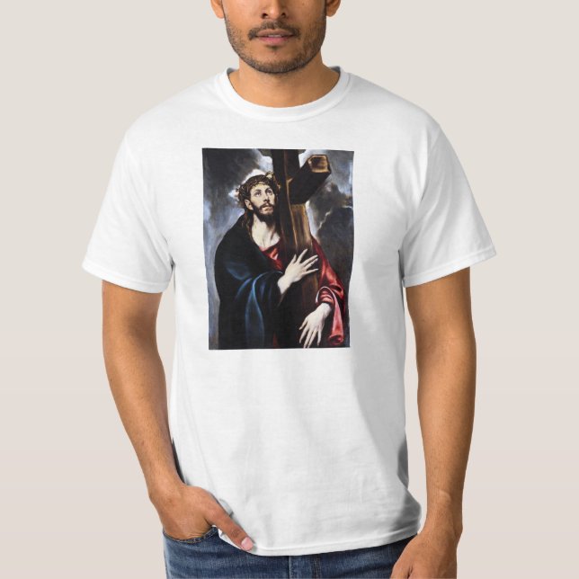 El Greco Christ Carrying The Cross T-shirt (Front)