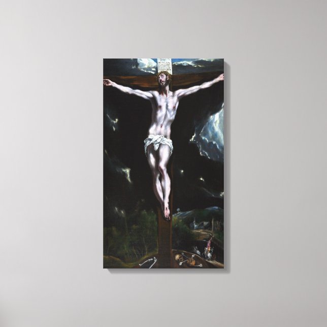 El Greco Christ On The Cross Canvas Print (Front)