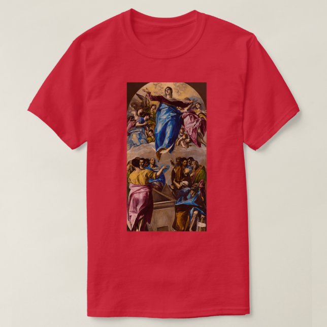 El Greco Domenikos Theotokopoulos quotThe Assumpti T-Shirt (Design Front)