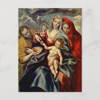El Greco- Holy Family Postcard