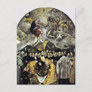 El Greco- The Burial of the Count of Orgaz Postcard