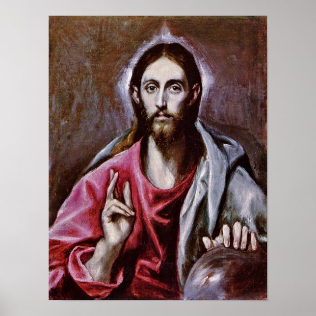 El Greco - The Saviour of the world Poster (Front)