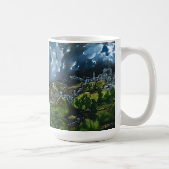 El Greco View of Toledo Coffee Mug (Right)