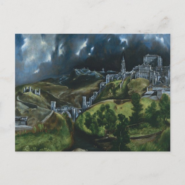 El Greco View of Toledo Postcard (Front)