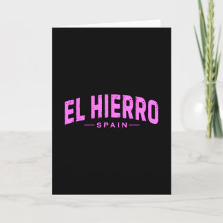 El Hierro Spanish Canary Islands Spain Vacation Su Card