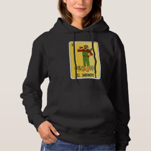 El Jardinero Mexican Slang Lottery Bingo Cards Hoodie