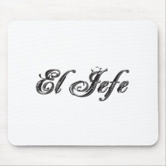 El Jefe logo Estilo Style Mouse Pad