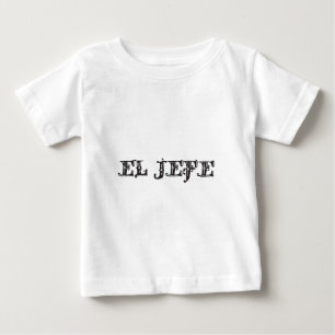 El Jefe logo Vaquero Cowboy Baby T-Shirt