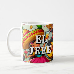 El Jefe "The Boss" Fiesta Coffee Mug