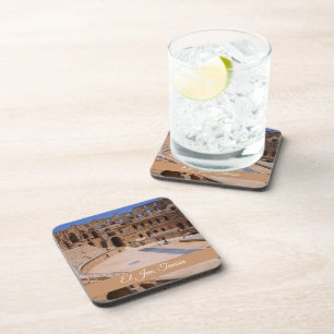 El Jem Gladiator Colosseum Tunisia Travel Souvenir Coaster
