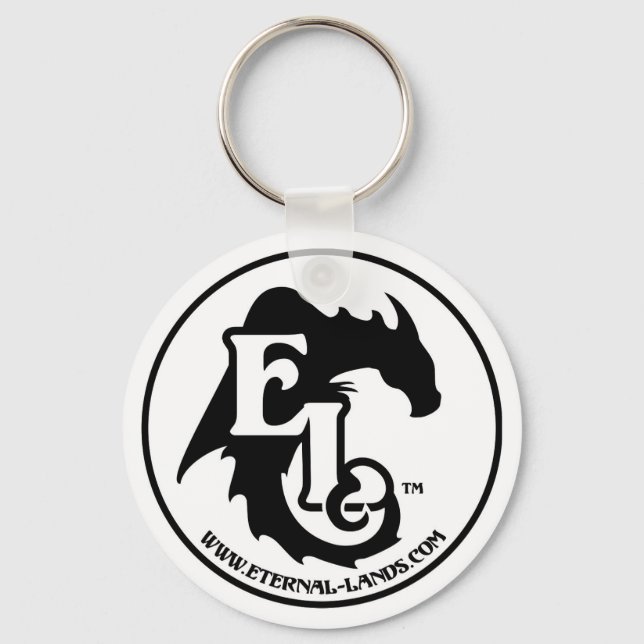 EL logo-B&W- Keychain (Front)