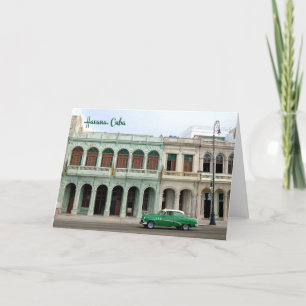 El Malecón, Havana, Cuba - card