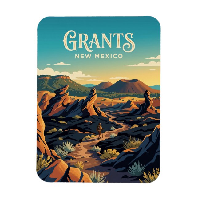El Malpais National Monument USA Magnet (Vertical)