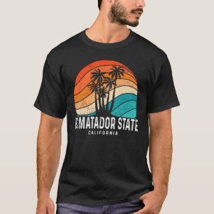 El Matador State Beach California Palm Tree Beach  T-Shirt