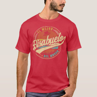 El Mejor Bisabuelo Del Mundo Men Retro Vintage Dec T-Shirt