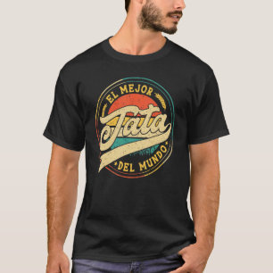 El Mejor Tata Del Mundo Men Retro Vintage Decor Da T-Shirt