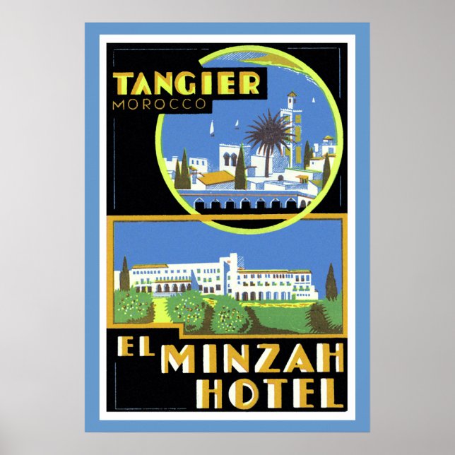 El Minzah Hotel, Tangiers Poster (Front)