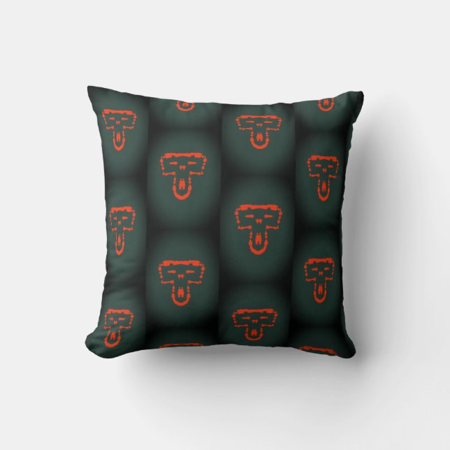 El mono sangre- The Monkey sangre Cushion (Front)